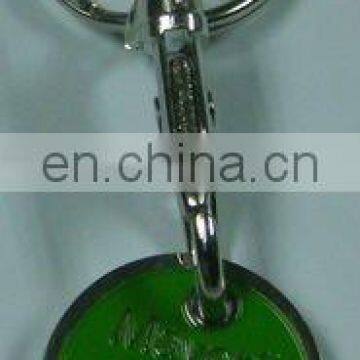 Factory Directly Cheap Metal Shopping Trolley Coin With Different Color , Custom Logo Trolley Coin, Key FolderSupermaket Trolley
