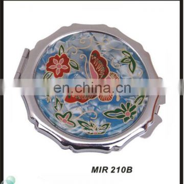 Personalized antique butterfly souvenir pocket mirror