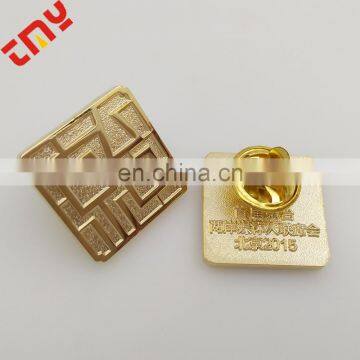 Die struck bronze lapel pins badge