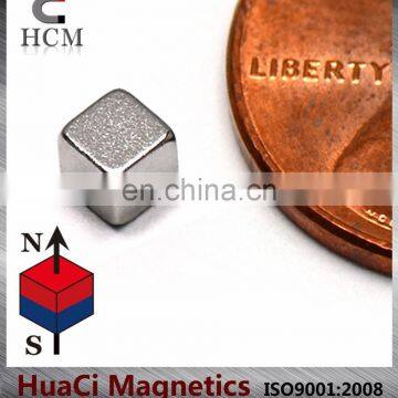 125 PC N45 Neodymium Magnets 1/8" Cube Rare Earth NdFeB Magnets