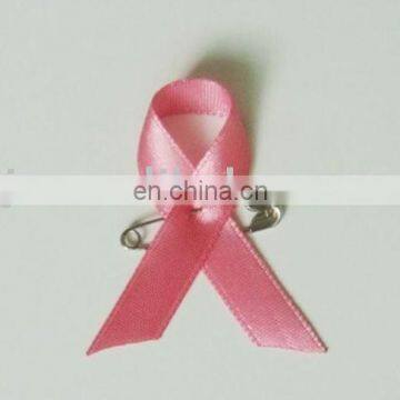 satin ribbon bow with safety pin used in food/gift packaging