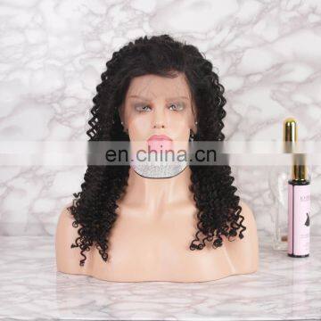 Brazilian human hair CURLY HAIR full lace wig