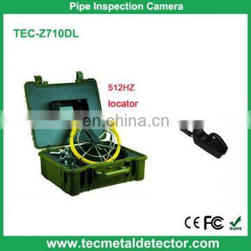 IP68 Waterproof Tube Video Pipe Plumbing Inspection Camera with 512Hz Locator