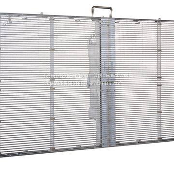 High Brightness Transparent LED Curtain Screen,Transparent Glass LED Display,Glass Video Display photo-3