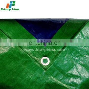 180 GSM # GREEN/DARK BLUE TARPAULIN # MEDIUM DUTY TARP photo-2