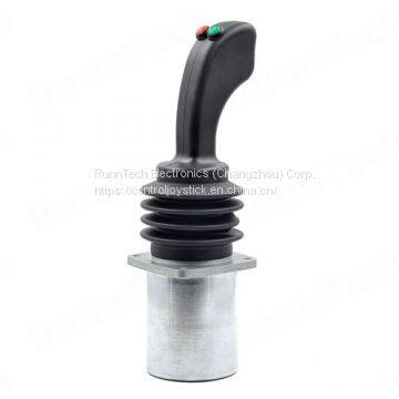 RunnTech 2-axis Self-return Current Output Potentiometer Joystick for Proportional Valve