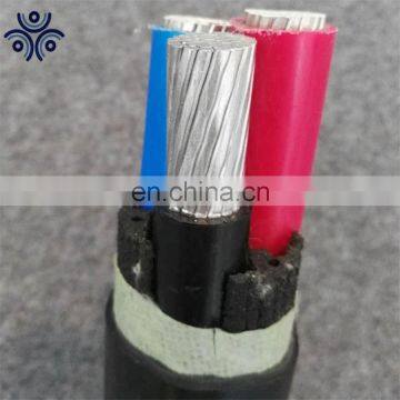 CE certified aluminum conductor xlpe insulated 4 core 120mm2 power cable