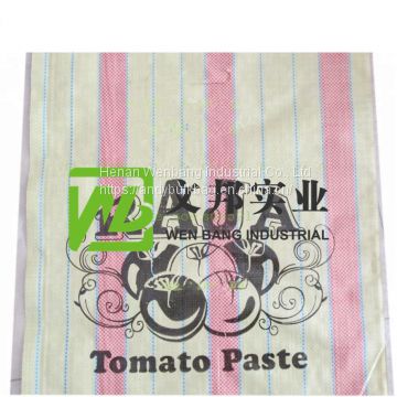 Polypropylene white flour packaging sacks pp woven bag 10kg 25kg 50kg