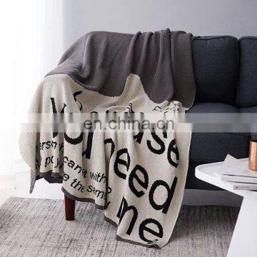 RAWHOUSE Wholesale 100 % Cotton Soft Knitted Blanket photo-2