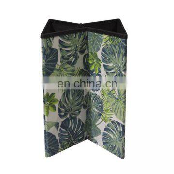 Good Quality Homely Supply Linen Foldable Seat Box Folding Storage Stool Ottoman photo-3