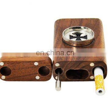 HQP-XJ21 HongQiang Wooden Custom Weed Smoking Cigarette Case Pipe Smoking Accessories Hitter Dugout photo-5