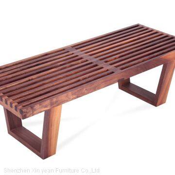 Nelson Bench in Original Wood With Low Costs Breakfast Nook Bench Sofa Bench photo-3