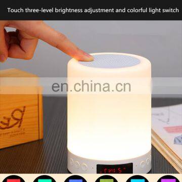 DDP Shipping Wholesale Multifunction Smart Bluetooth Speaker Night Light Colorful Music Player Touch Table Lamp photo-5
