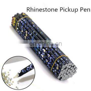 Wax Nail Dotting Pencil Pen Tool Gem Crystal Rhinestones Picker Nail Art Craft Tool Wax Pick Up Pen photo-2