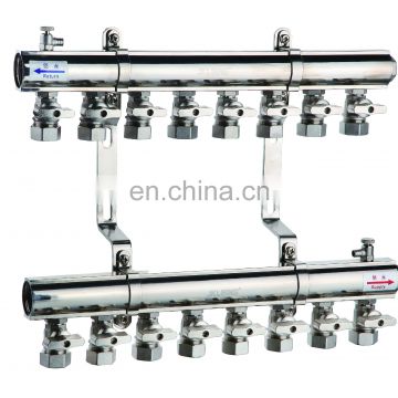 Brass Manifold with ball valve/59-2/CW617n/HVAC manifold for heating