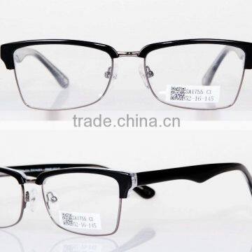 high-end Acetate optical with metal parts mixed,CE/FDA