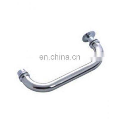 High Quality Double Holes Polished 201 Stainless Steel Shower Door Handles