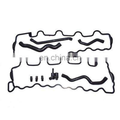 For Mercedes CLK320 E320 CL500 Valve Cover Gasket & Crankcase Breather Hose Set 1120180209 1120180009 1120180382 1120180282