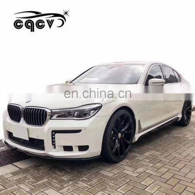 WD style body kit for BMW 7 series G11 G12 front bumper rear bumper and side skirts for BMW G11 G12 facelift car bumper