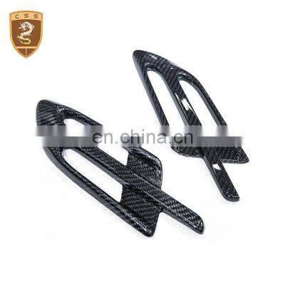 Factory directly selling carbon fiber car side air vent fender for Bentley Bentayga W12