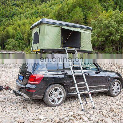 4 Person Camping Automatic Aluminum Car Hard Shell Hardshell Rooftop Roof Top Tent 4 Person