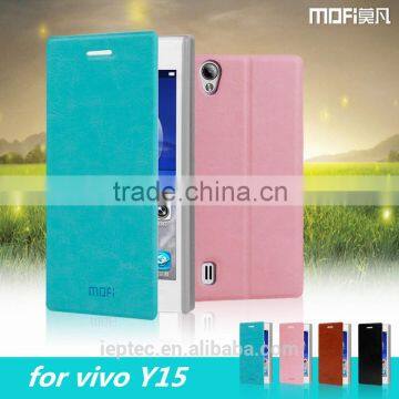 2016 MOFi Cover Case for vivo Y15, Mobile Phone Coque Leather Flip Cover for vivo Y51