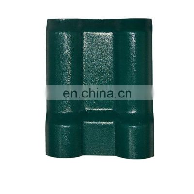 Modern style roof building materials high quality flexible windproof color plastic synthetic resin tiles