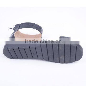Happy Feet Low Price Wholesale Ladies Platform Zipper up Annulus Ankle Sandals photo-6