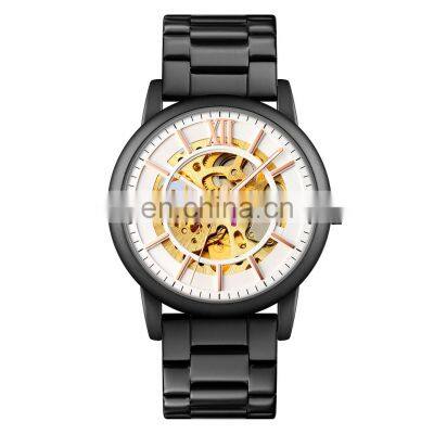 Watches Own Brand Skmei 9242 Watch Mechanical Binary Black Steel Watches