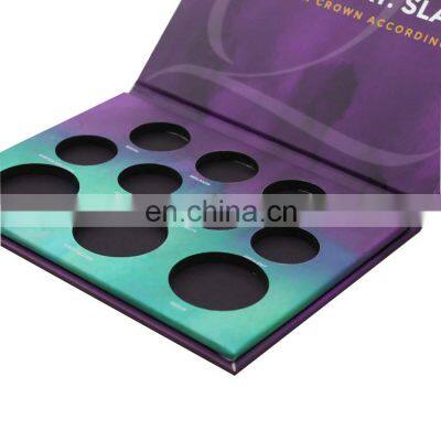 Innovate Empty Cosmetic Cardboard Packaging Box Magnetic Eyeshadow Palette