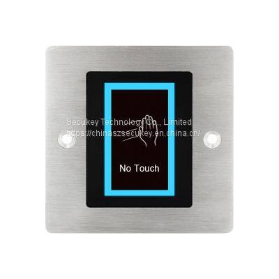 New Embedded Design No touch Infrared Sensor Door Exit Button Stainless Steel Access Control