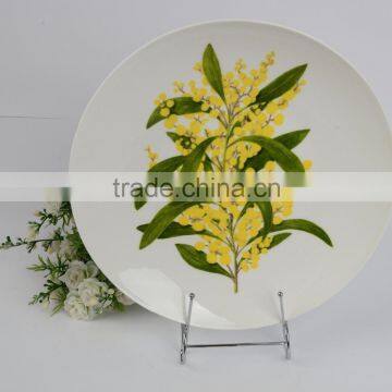 ceramic charge plate with coup shape for bulk package porcelain dinner plate on website sale