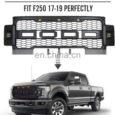 2017 2018 2019 2020 raptor accessories parts Front bumper grille with light for FORD F250 f350 f450