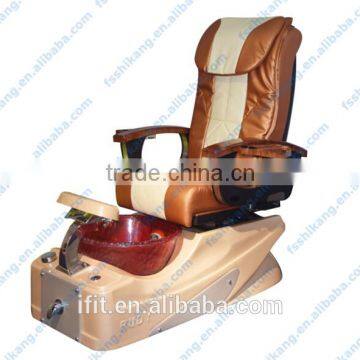 pedicure chair with massage chair and spa basin