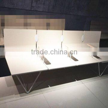 Curve Plywood Waiting Chair Airport Chair Public Seating H63A-4FT-V for Spain Design photo-2