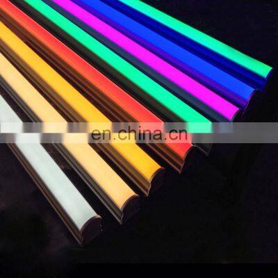 4FT 8FT RGB Color Tube Lamp T5 T8 Purple Pink Yellow Green Red Blue Color LED Tube Light