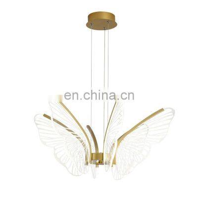 Modern Minimalist Personality Restaurant Pendant Light Nordic Butterfly Duplex Staircase Chandelier Lamp