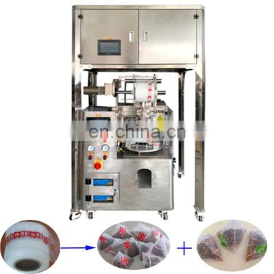 Automatic Triangle Teabag Leaf  Nylon Bag Filter Tea Packing Machine With Factory Price