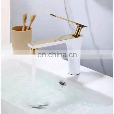 LIRLEE OEM modern water mixer tap bathroom stainless steel zinc brass waterfall basin faucet