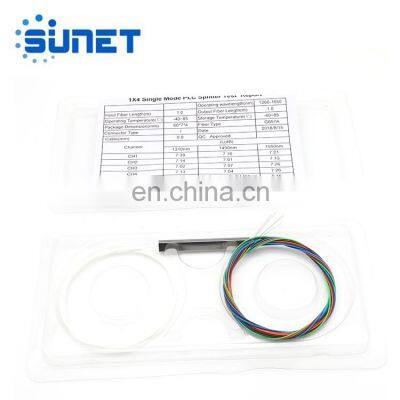 Fiber Optic Equipment 1260 to 1650nm Ftth Optic Fiber Plc Splitter 1x2/1x4/1x8 photo-5