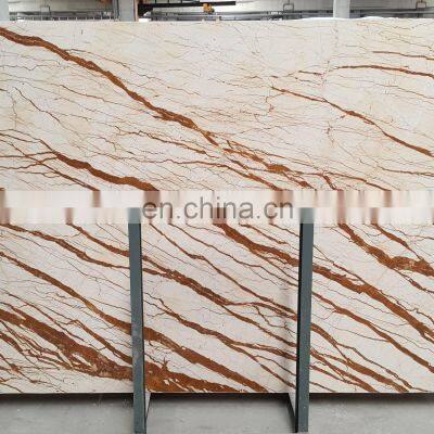 New Model Polished High Quality 2cm Thick Sofita Beige Marble Slab Top Quality Factory Price Made in Turkey CEM-SLB-50 photo-4