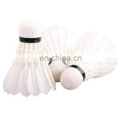 White Badminton Plastic Shuttlecocks Indoor Outdoor  Sports Accessories