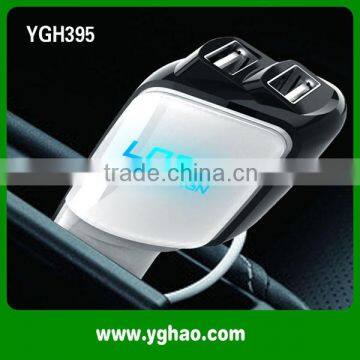 Original Design 2 usb Ports Car Charger For Mobile P[hone And Tablet High Power 5V1A                        
                                                Quality Choice