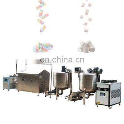 Extruder Shape Deposit Automatic Small Cotton Candy Production Line Make Marshmallow Machine