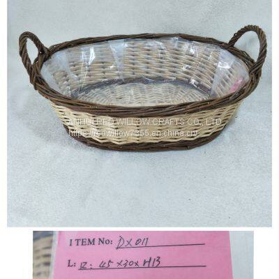 oval willow basket