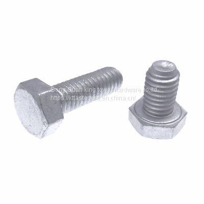M6 x 10mm Hex Head Bolts Screws Grade 5.8 Stainless Steel Fasteners Fully Machine Threaded photo-3