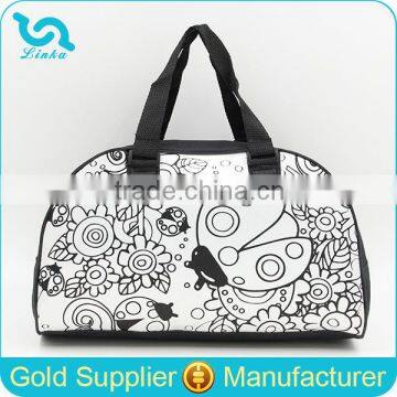 Kids Satin DIY Small Tote Bags DIY Coloring Painting Graffiti Bags