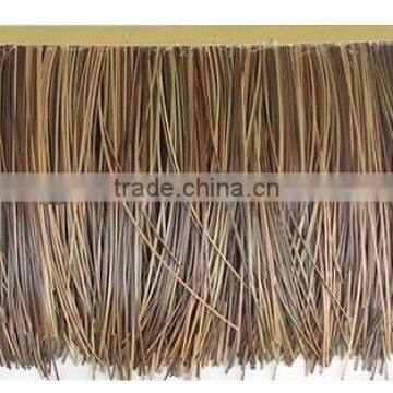 Cheap pvc plastic thatch tile