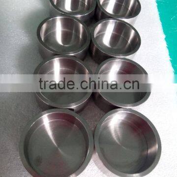 high purity min purity 99.95% molybdenum crucible for vacuum coating