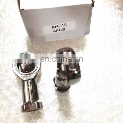 Good price CLUNT 16*30*65mm Stainless steel PHS12 Rod End Bearing PHS12 Ball joint rod end bearing SI12